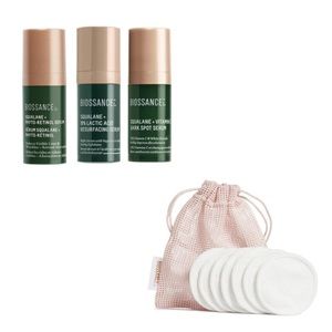 Biossance Super Serum Minis & Reusable Cotton Pads